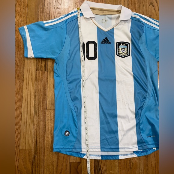 Argentina 2011/2012 Home Football Shirt Soccer Jersey Messi #10 Size Large - Picture 10 of 10